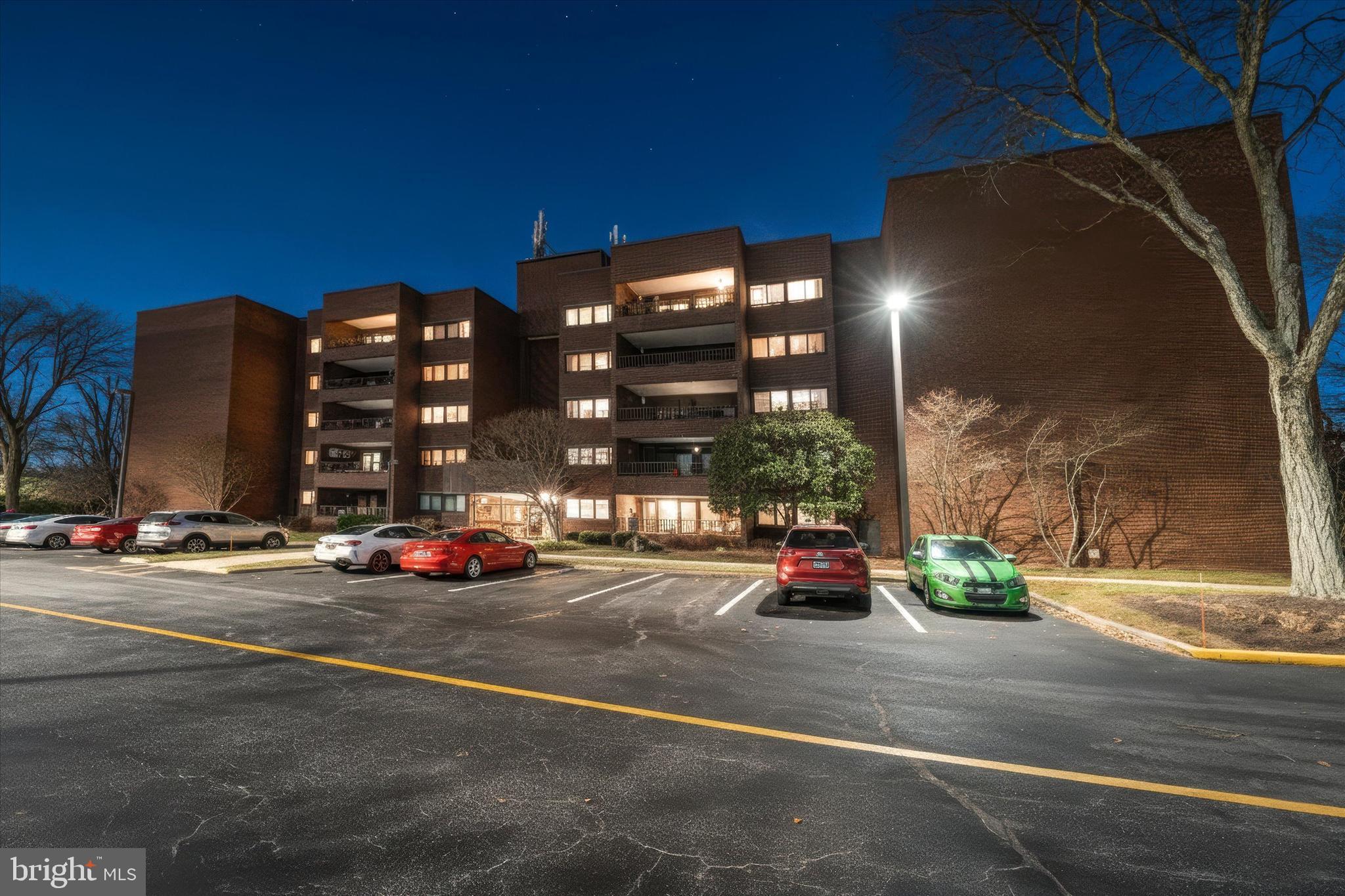 a cars parked in front of a building