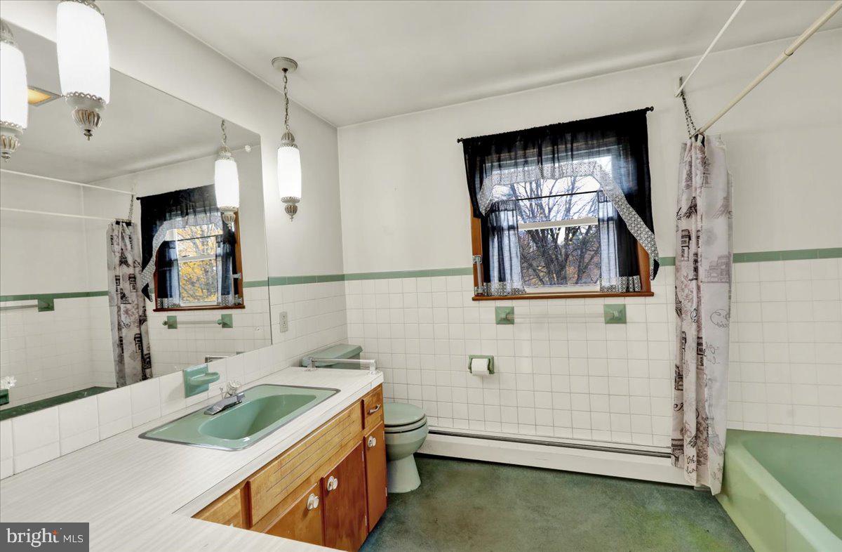 508 American Legion Boulevard Pine Grove, PA 17963 - Photo 25 of 40 a bathroom with a sink and a mirror