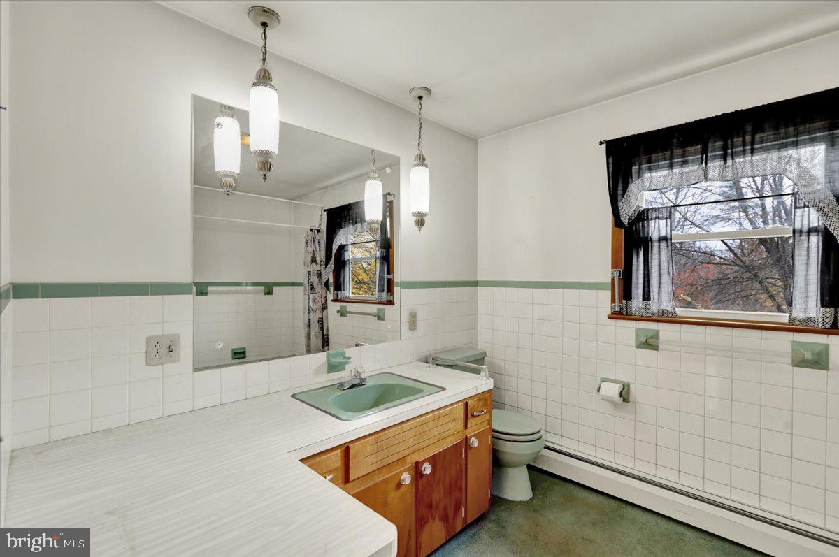 508 American Legion Boulevard Pine Grove, PA 17963 - Photo 26 of 40 a bathroom with a sink a toilet and shower