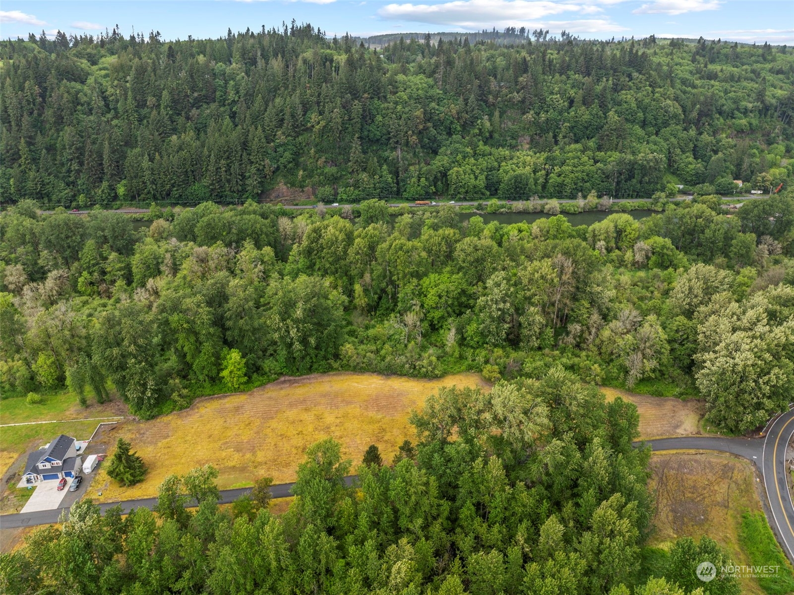 1 Columbia Point Road Longview, WA 98632 - Photo 4 of 7 a view of a forest with a street