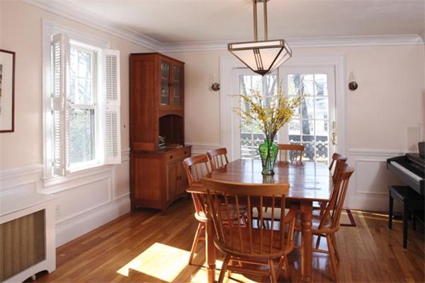 31 Brookdale Road Newton, MA 02460 - Photo 3 of 6 a view of a dining room with furniture window and wooden floor