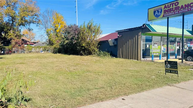 a swimming pool with an outdoor space