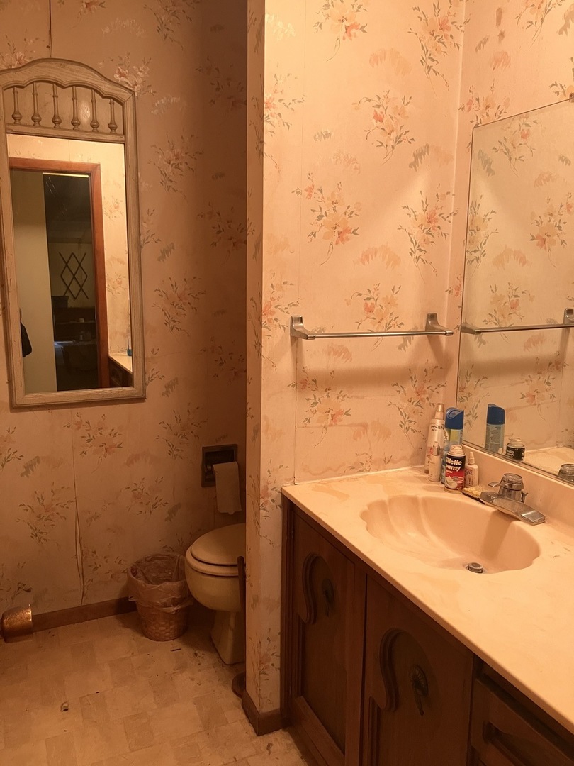412 Meadow Lane Lake Zurich, IL 60047 - Photo 7 of 9 a bathroom with a sink and a toilet