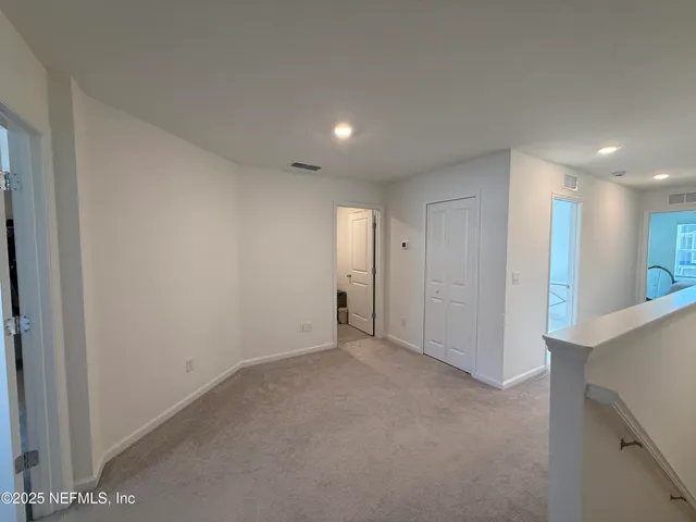 a room with storage and utility