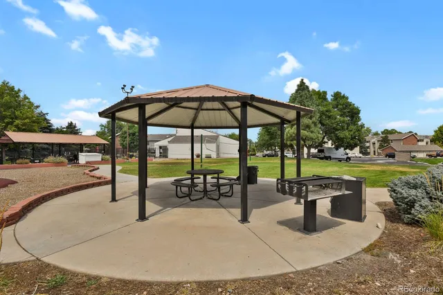 a view of a house with a park