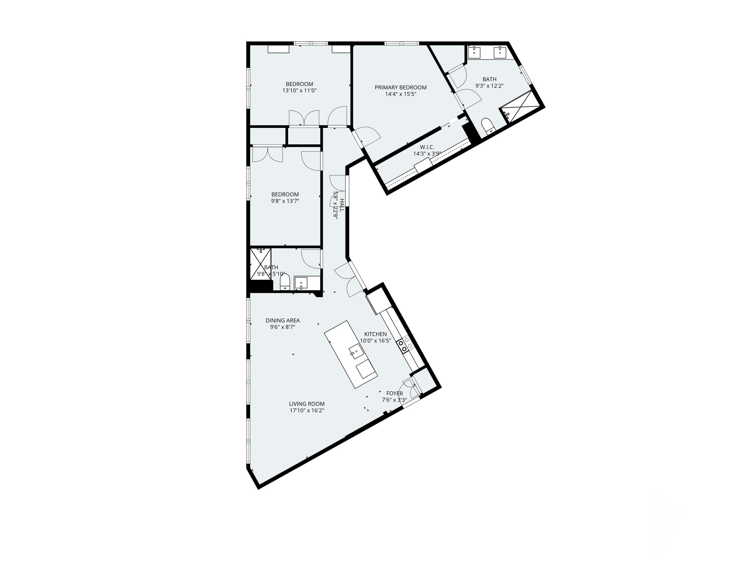 25 High Street, Unit 415 Portland, ME 04101 - Photo 50 of 50 25 High St #415 Floor Plan