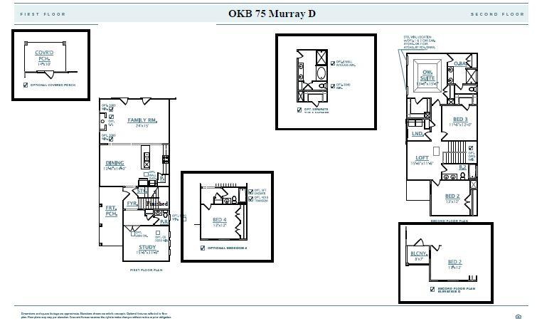 1253 Crooked Oak Road Charleston, SC 29492 - Photo 27 of 27 MLS Murray D Floor Plan