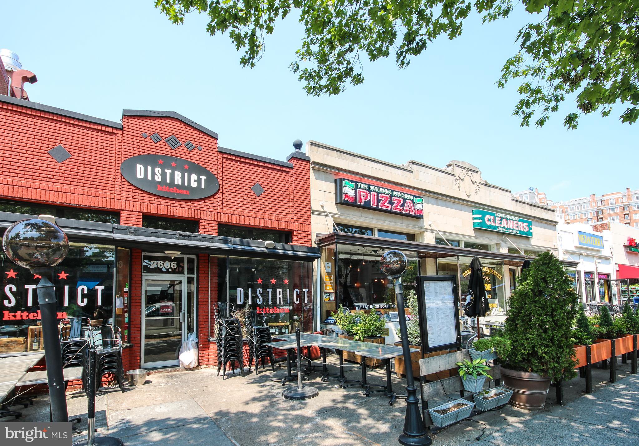 2032 Belmont Road Northwest, Unit 334 Washington, DC 20009 - Photo 33 of 35 Many restaurants within walking distance