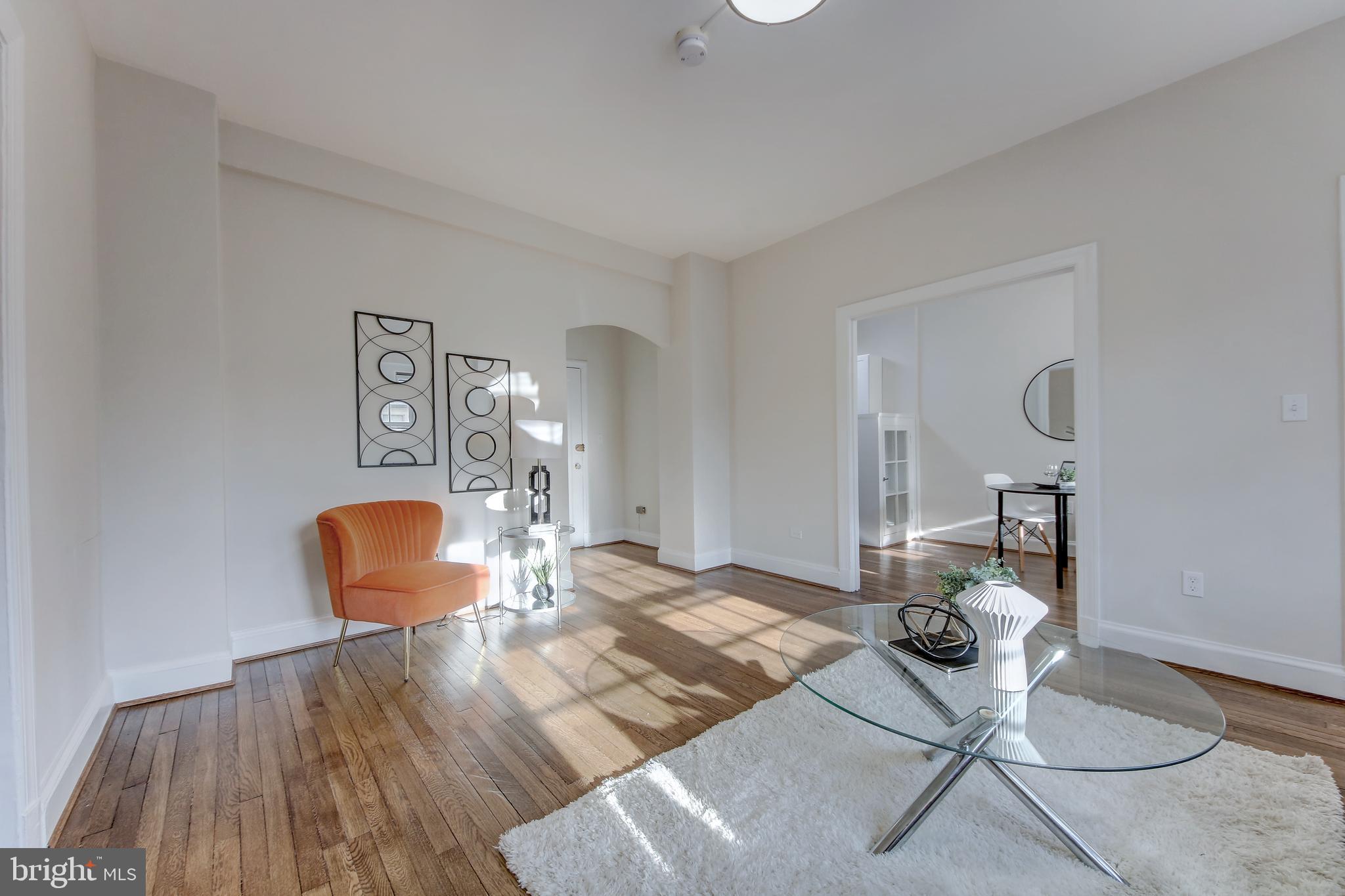 2032 Belmont Road Northwest, Unit 334 Washington, DC 20009 - Photo 4 of 35 Newly refinished hardwood flooring