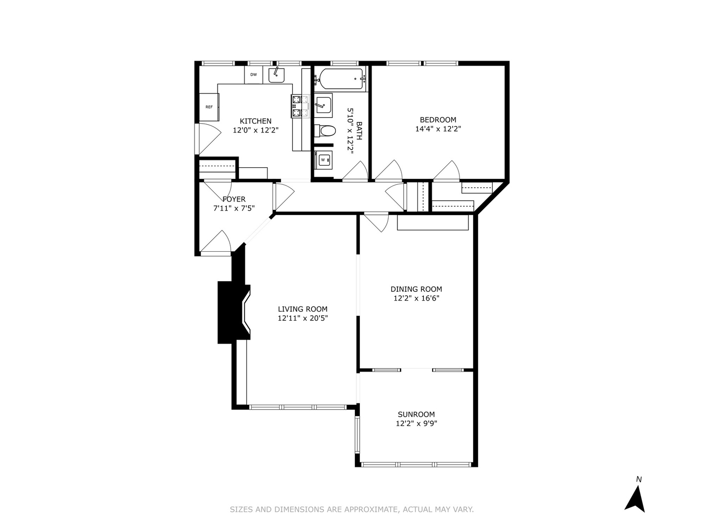 227 Main Street, Unit 3 Evanston, IL 60202 - Photo 13 of 14 a picture of a bench in front of a wall
