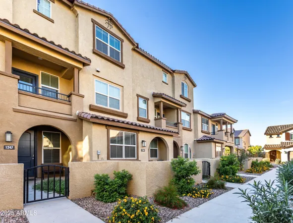 a front view of a multi story residential apartment building