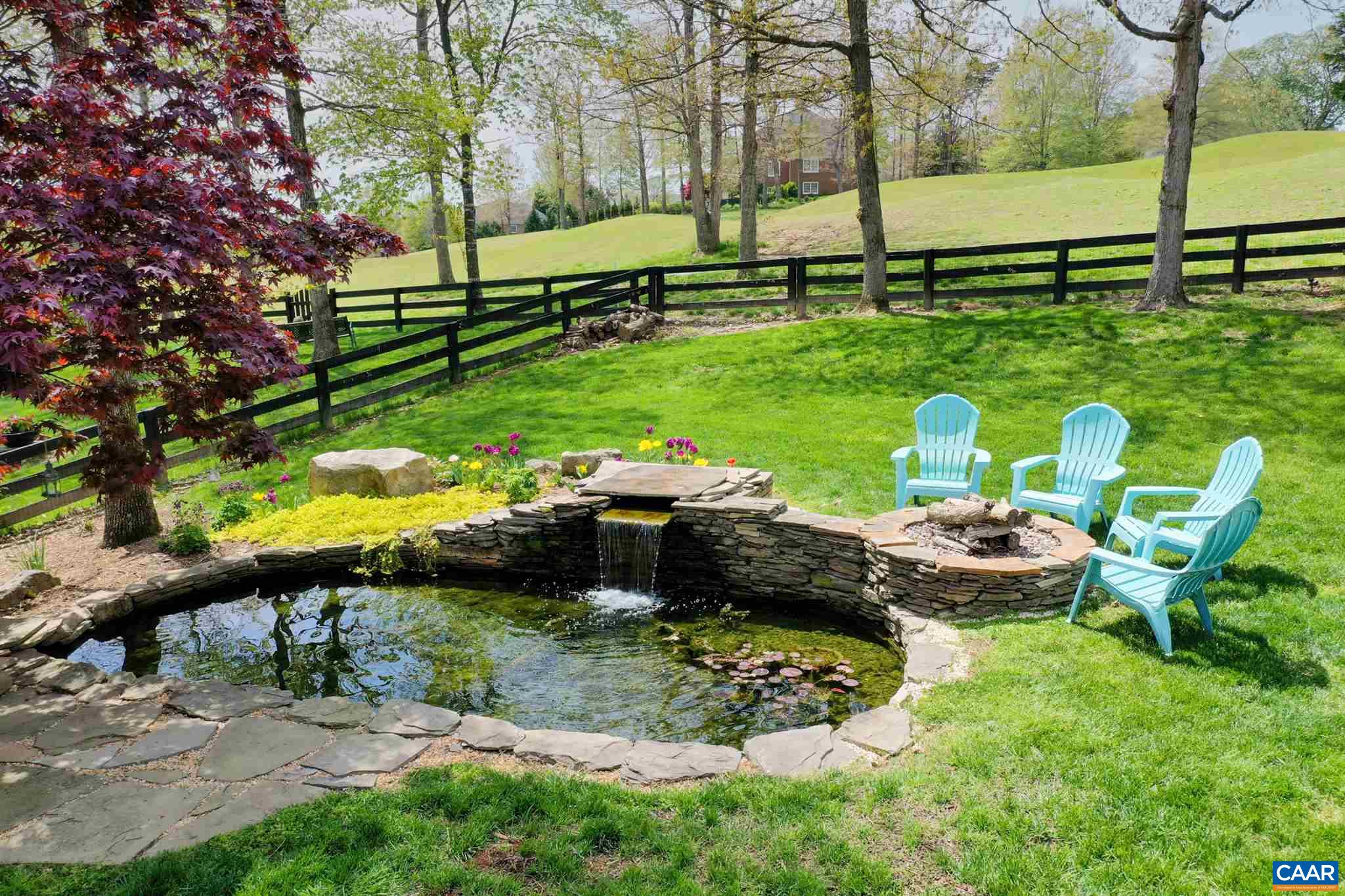 3315 Darby Road Keswick, VA 22947 - Photo 60 of 67 a view of a backyard with sitting area