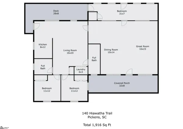 $310,000 | 140 Hiawatha Trail, Pickens, SC 29671