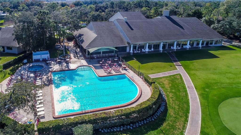 7443 Willowbrook Drive Spring Hill, FL 34606 - Photo 48 of 54 an aerial view of a house