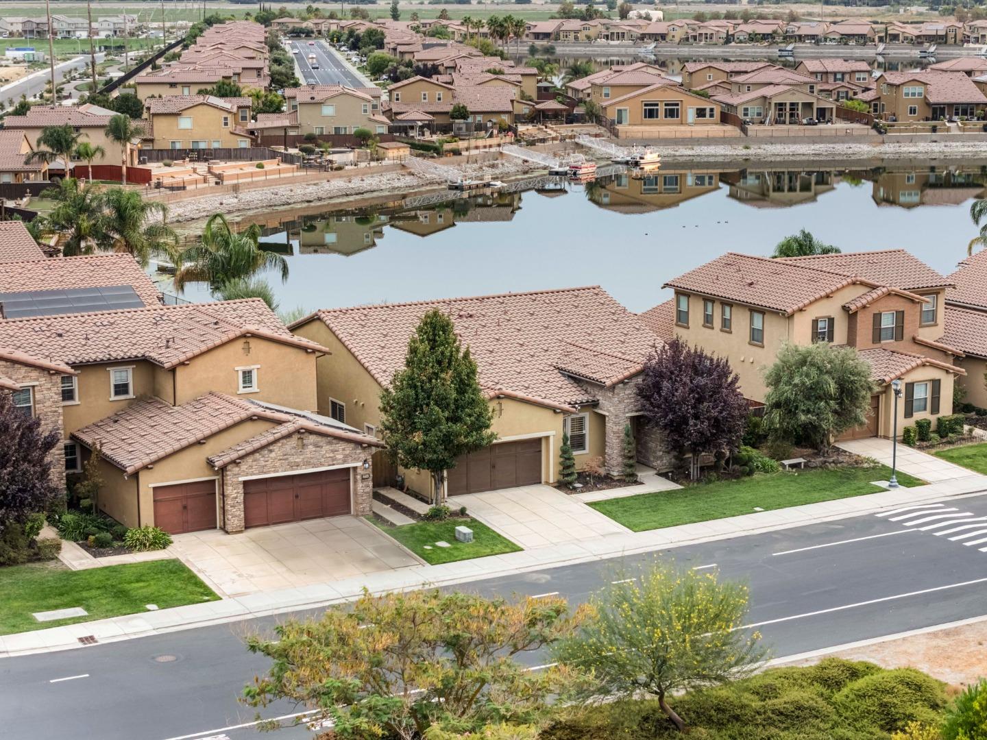 3716 Chiavari Way Manteca, CA 95337 - Photo 63 of 71 an aerial view of a house with a garden and plants