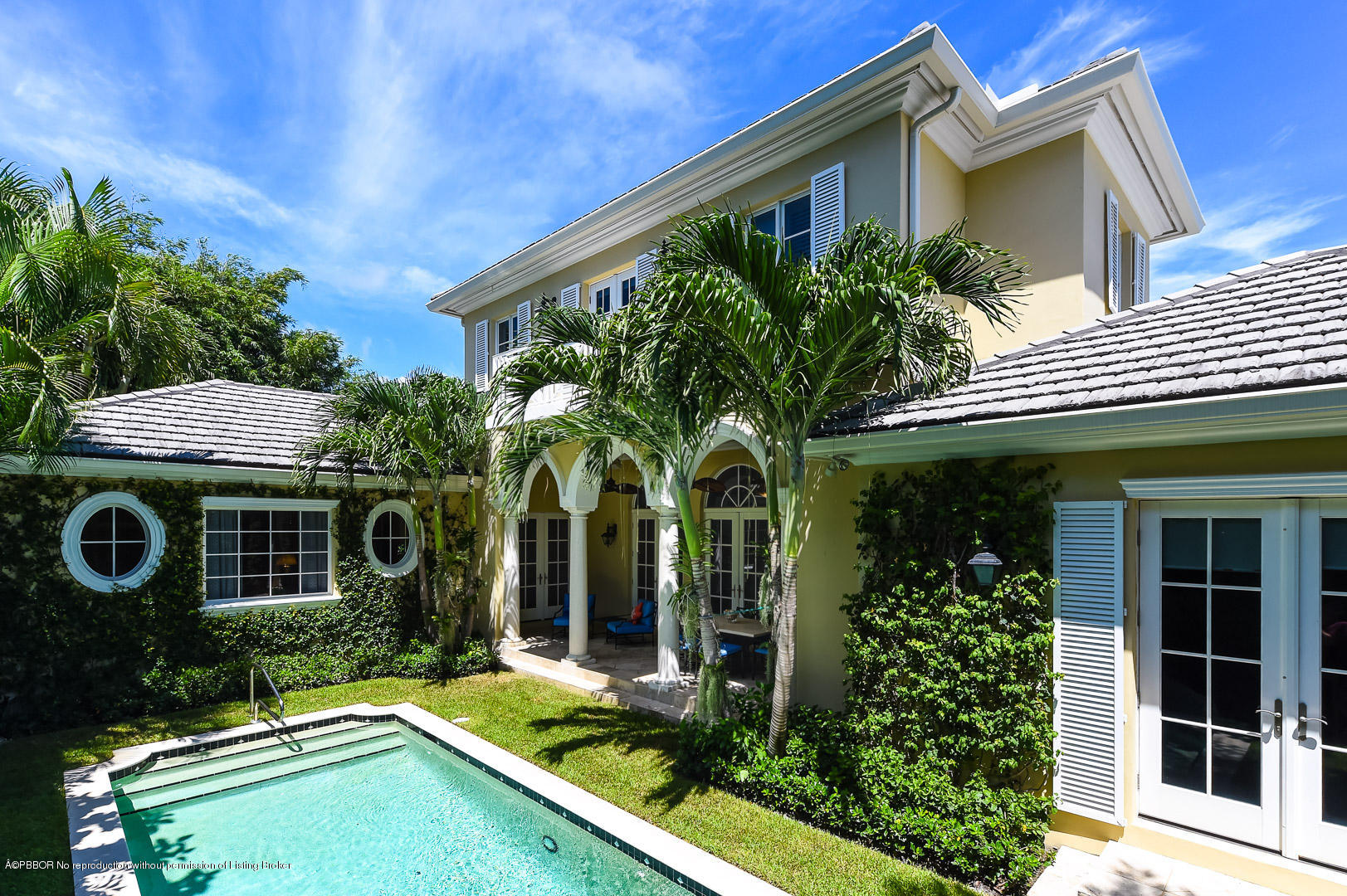 238 Plantation Road Palm Beach, FL 33480 - Photo 15 of 17 front view of house with a yard