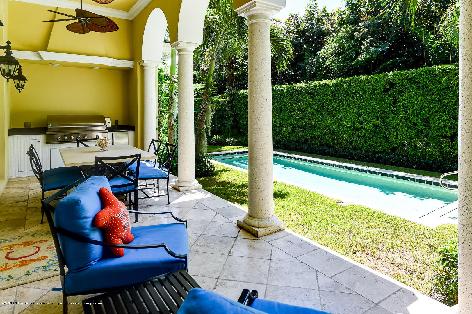 238 Plantation Road Palm Beach, FL 33480 - Photo 16 of 17 a outdoor view with a sitting space
