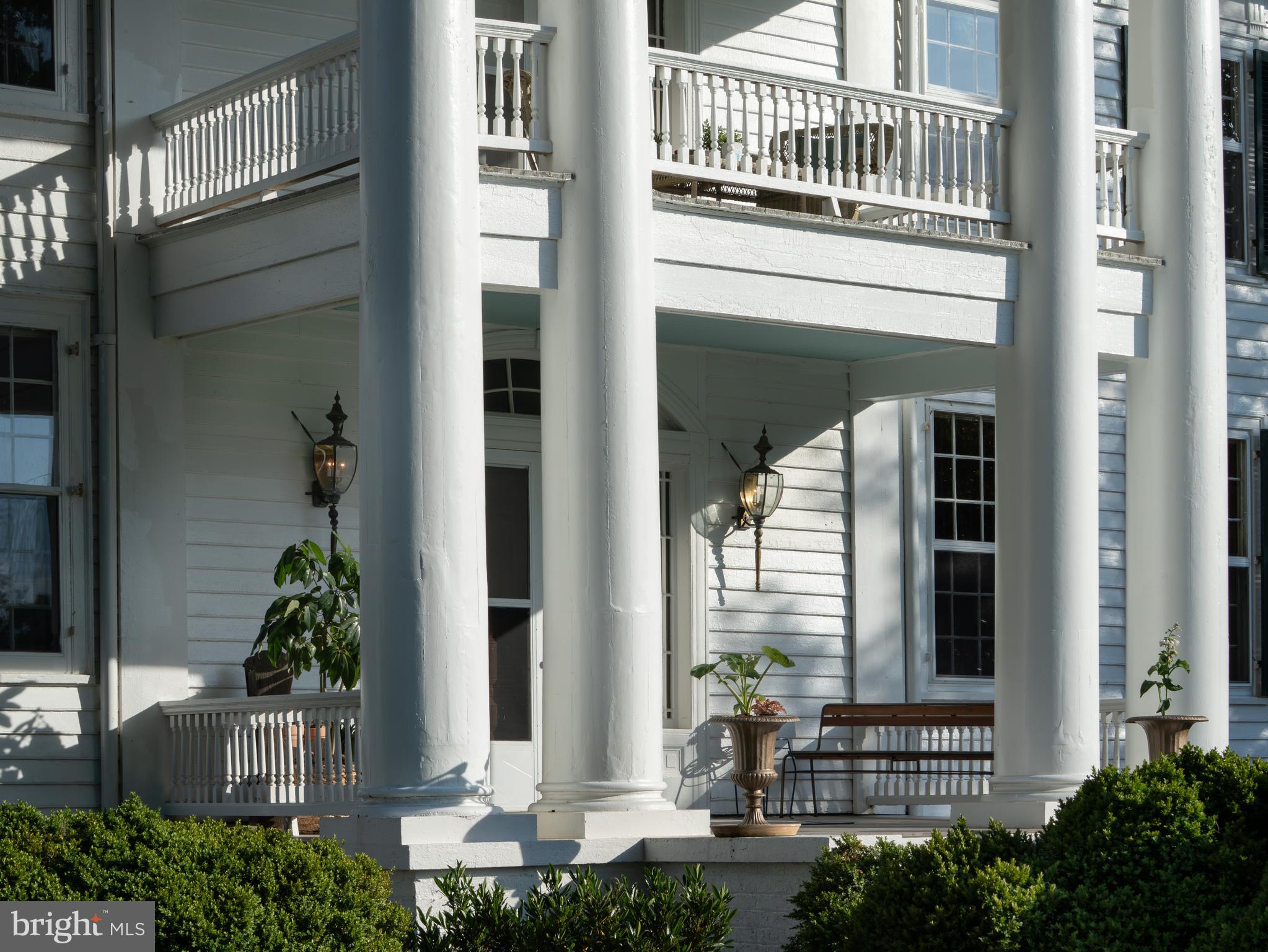 2345 Berry Hill Road Danville, VA 24541 - Photo 87 of 130 Upper & Lower Porches fromed by massive columns