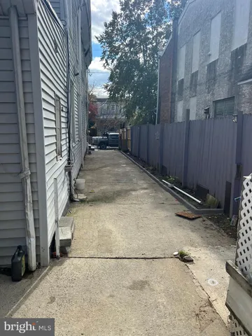 a view of a backyard of a house
