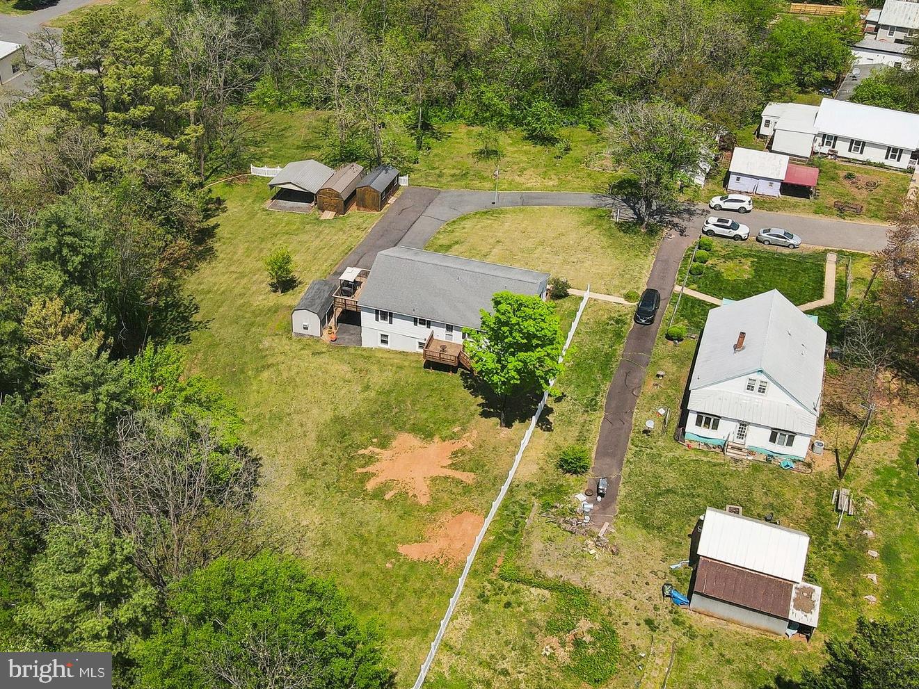 220 Lamphier Street Culpeper, VA 22701 - Photo 50 of 51 an aerial view of residential house with swimming pool
