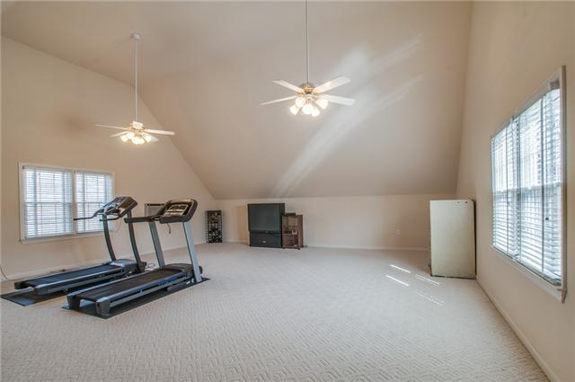 8694 Haselton Road Nashville, TN 37221 - Photo 12 of 19 Huge bonus room with two ceiling fans, vaulted ceiling, closet and carpet.