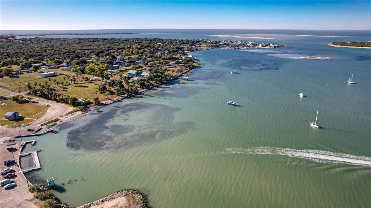 161 Sunset Ingleside, TX 78362 - Photo 34 of 35 an aerial view of a house with a yard