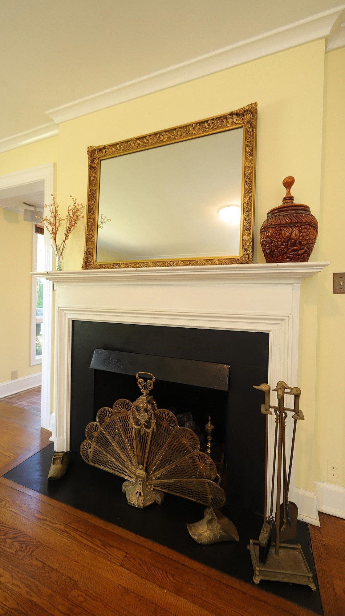 1608 Craig Street Raleigh, NC 27608 - Photo 9 of 42 Fireplace with gas logs in the Living Room. 1 of 3 Fireplaces