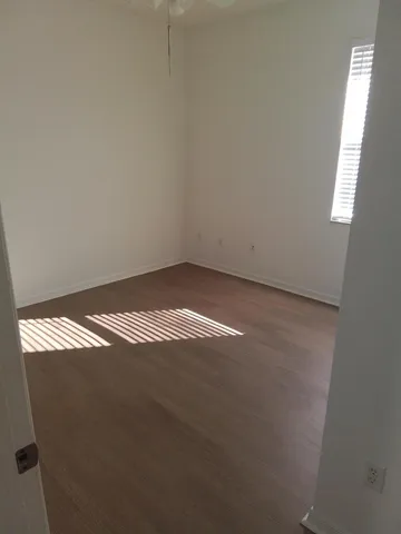 an empty room with a empty space