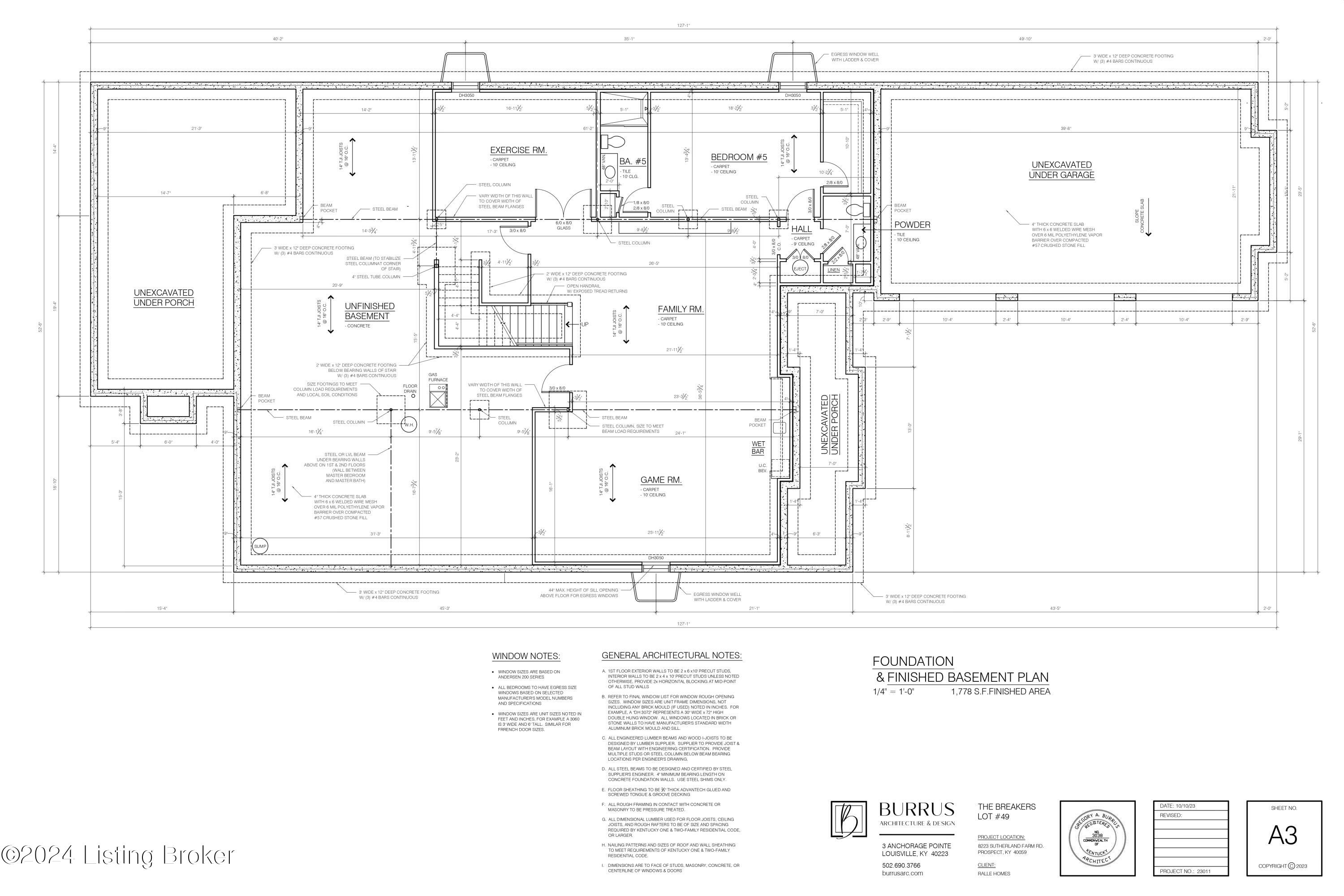 8223 Sutherland Farm Road Prospect, KY 40059 - Photo 4 of 6 Lower Level plan