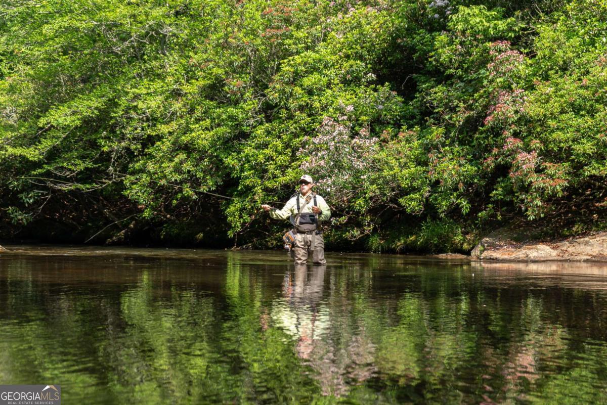 7320 Chestnut Valley Road Hiawassee, GA 30546 - Photo 46 of 91 a view of a lake with a house in the background