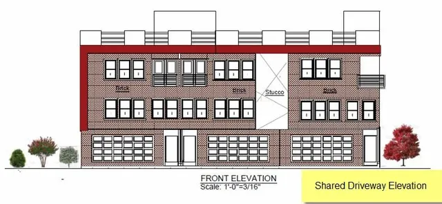 a view of a large window