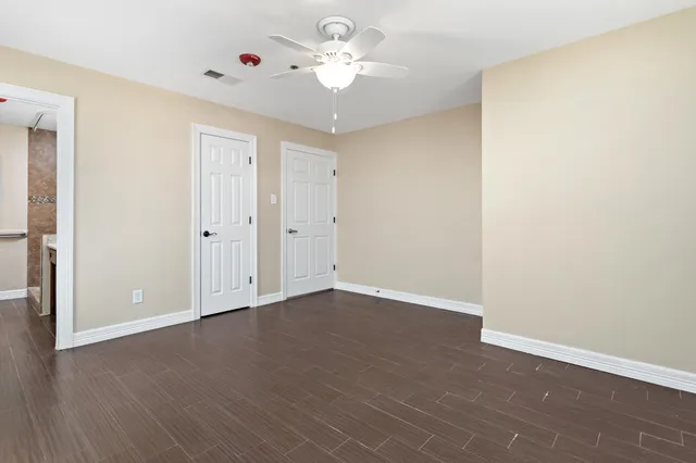 wooden floor in an empty room