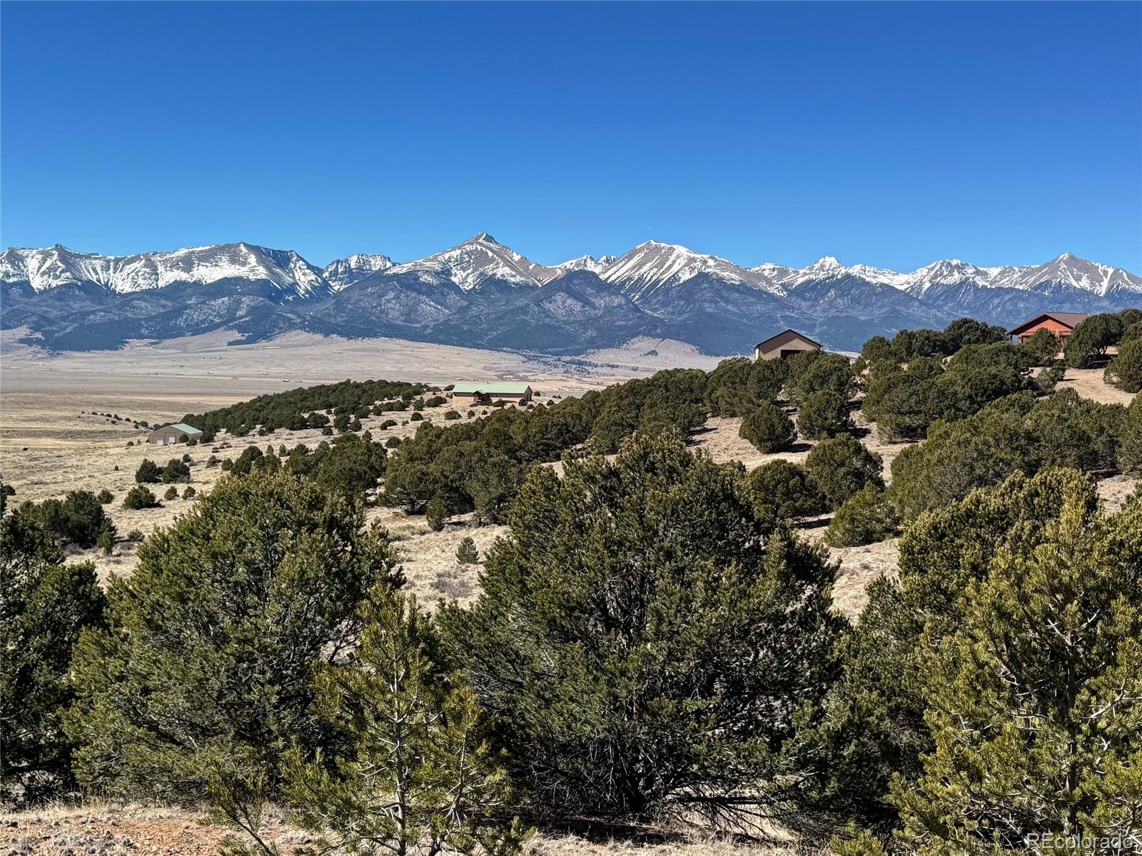 514 Kiowa Road Westcliffe, CO 81252 - Photo 20 of 27 a view of a city with a mountain