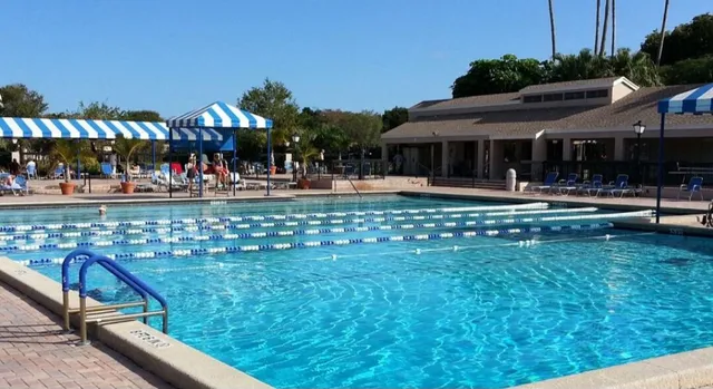 a view of a lake with houses