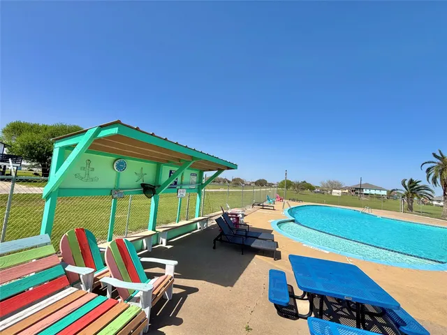 a sign board with ocean view