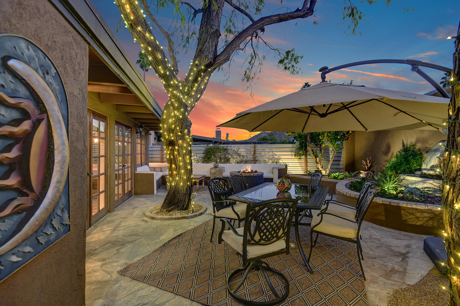 71677 Tunis Road Rancho Mirage, CA 92270 - Photo 31 of 37 a view of an outdoor space with seating area