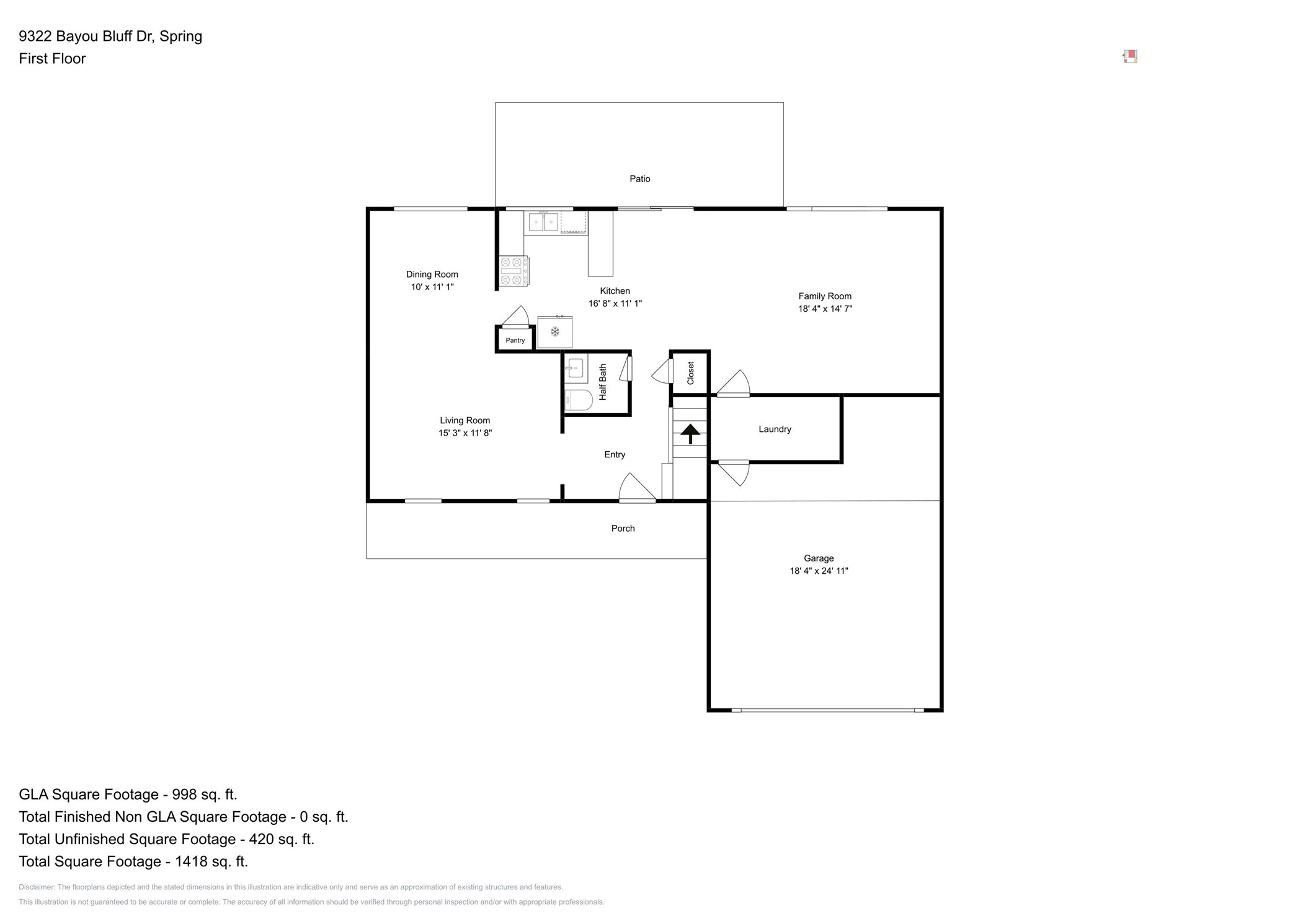 9322 Bayou Bluff Drive Spring, TX 77379 - Photo 20 of 21