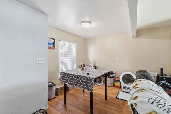 a view of a workspace with furniture
