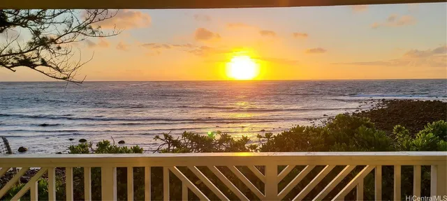 a view of ocean view with beach