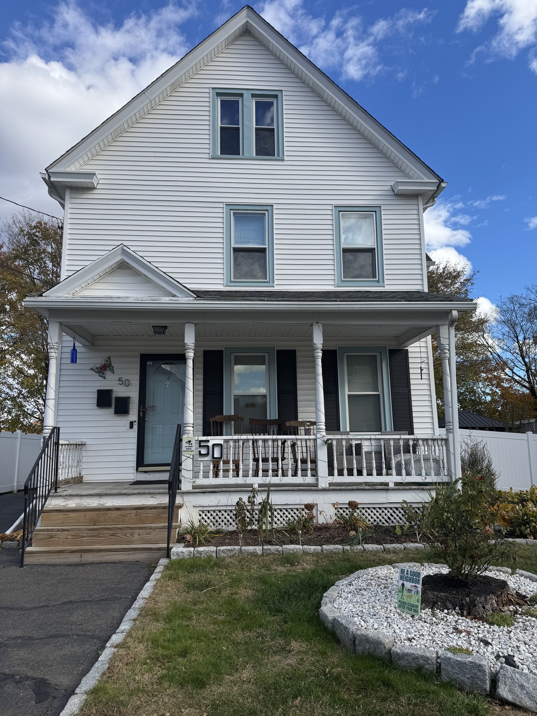 50 Holbrook Street Ansonia, CT 06401 - Photo 1 of 11 a front view of a house with garden