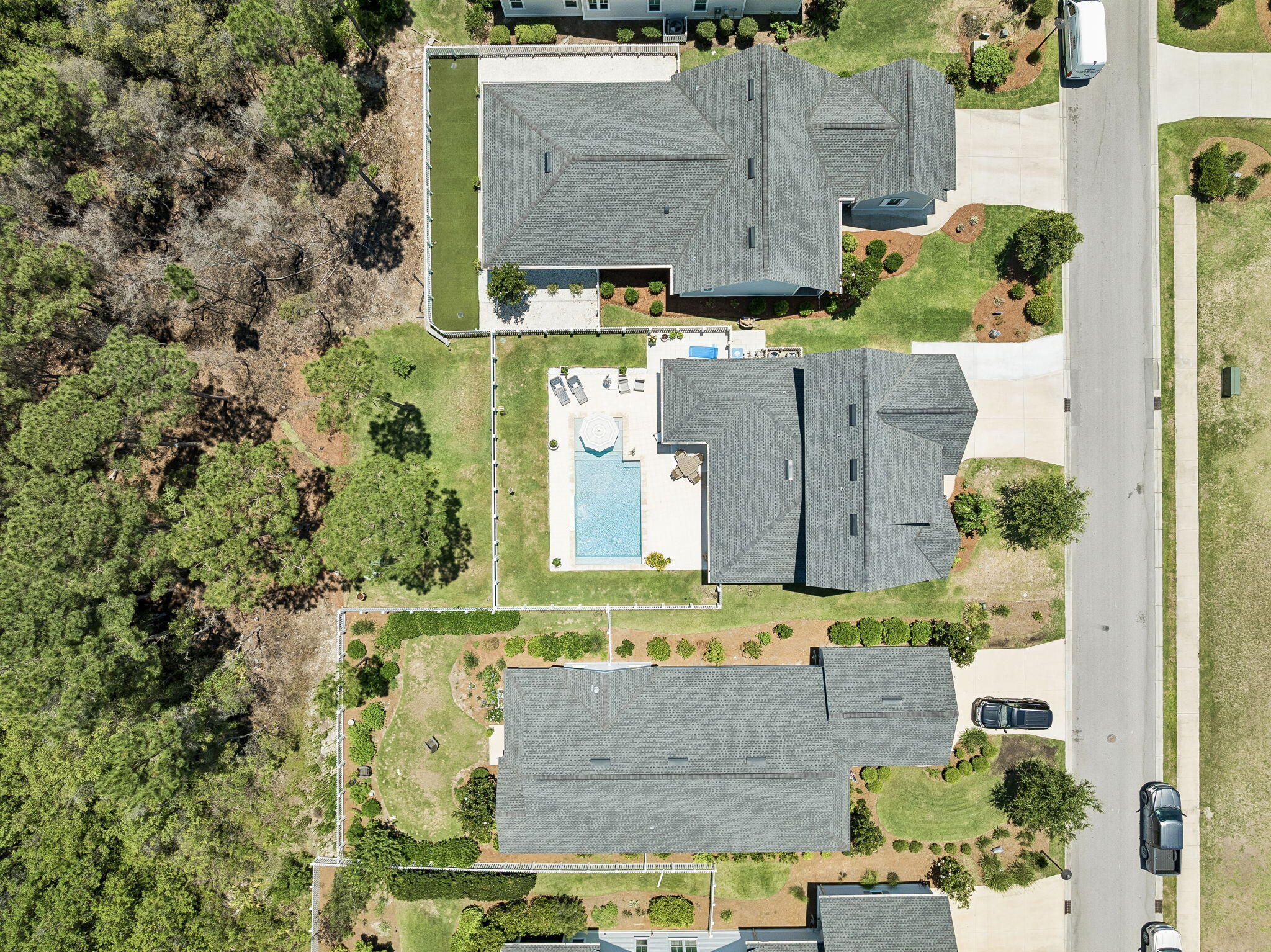 115 Log Landing St Inlet Beach Inlet Beach, FL 32461 - Photo 54 of 69 an aerial view of a house with a yard