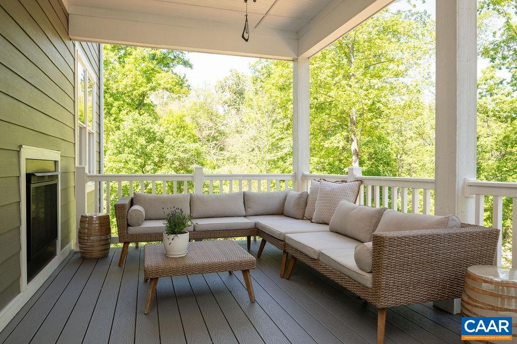 6574 Dick Woods Road Charlottesville, VA 22903 - Photo 22 of 68 Back Porch w/ fireplace