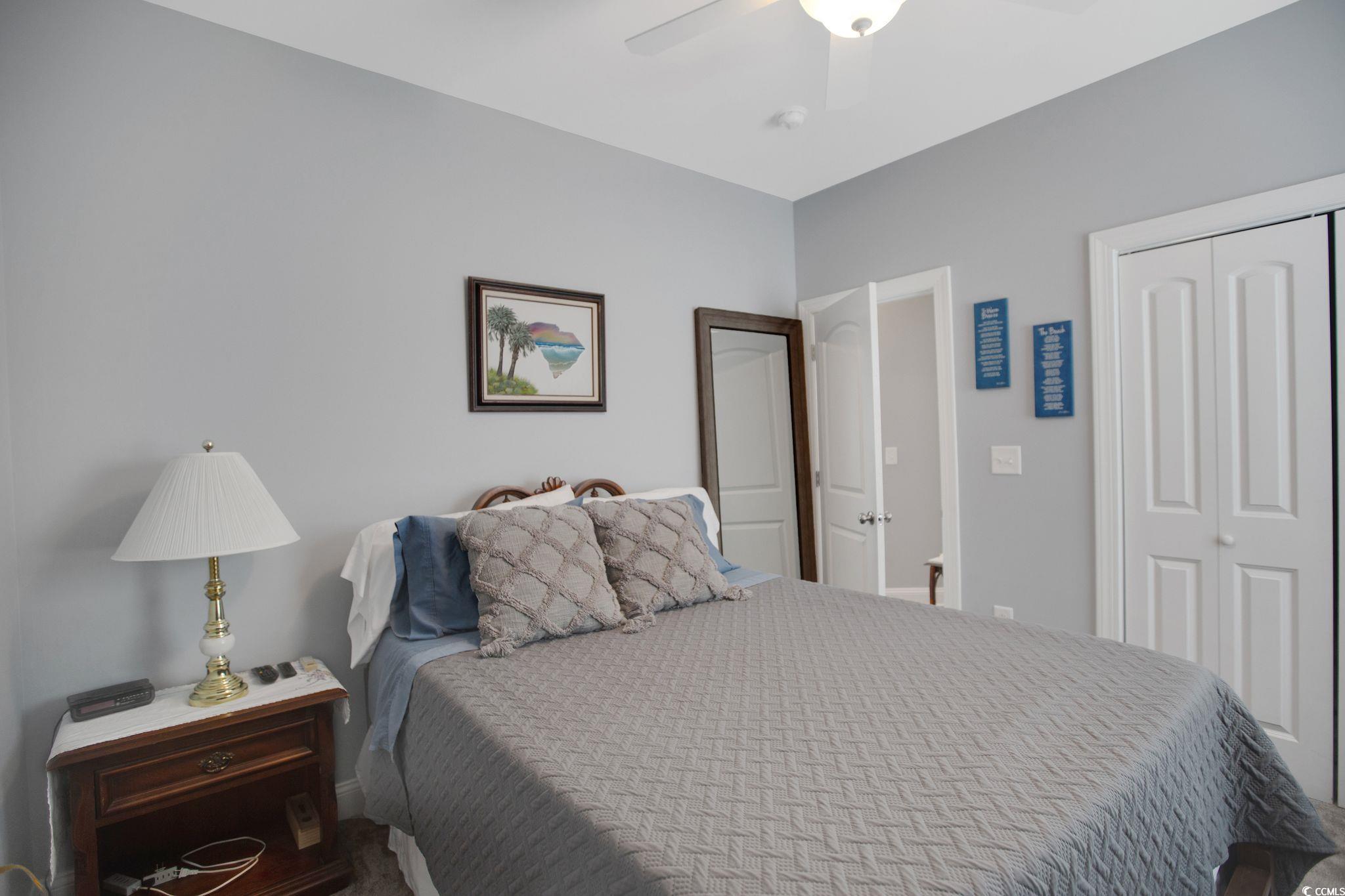 607 Garden Avenue Georgetown, SC 29440 - Photo 21 of 35 Bedroom with ceiling fan and a closet