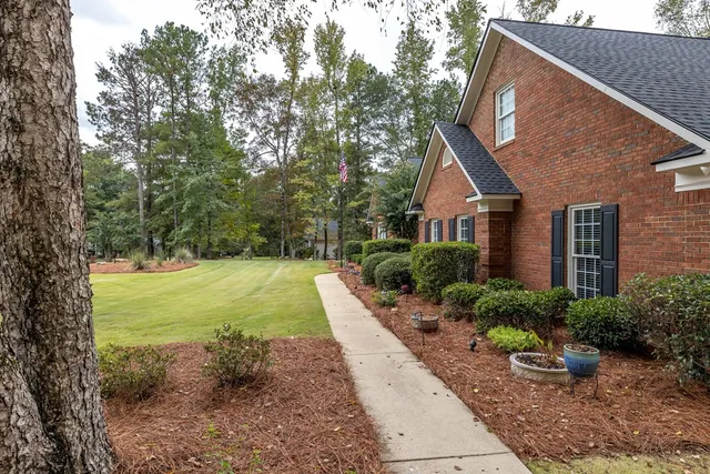 a front view of house with yard