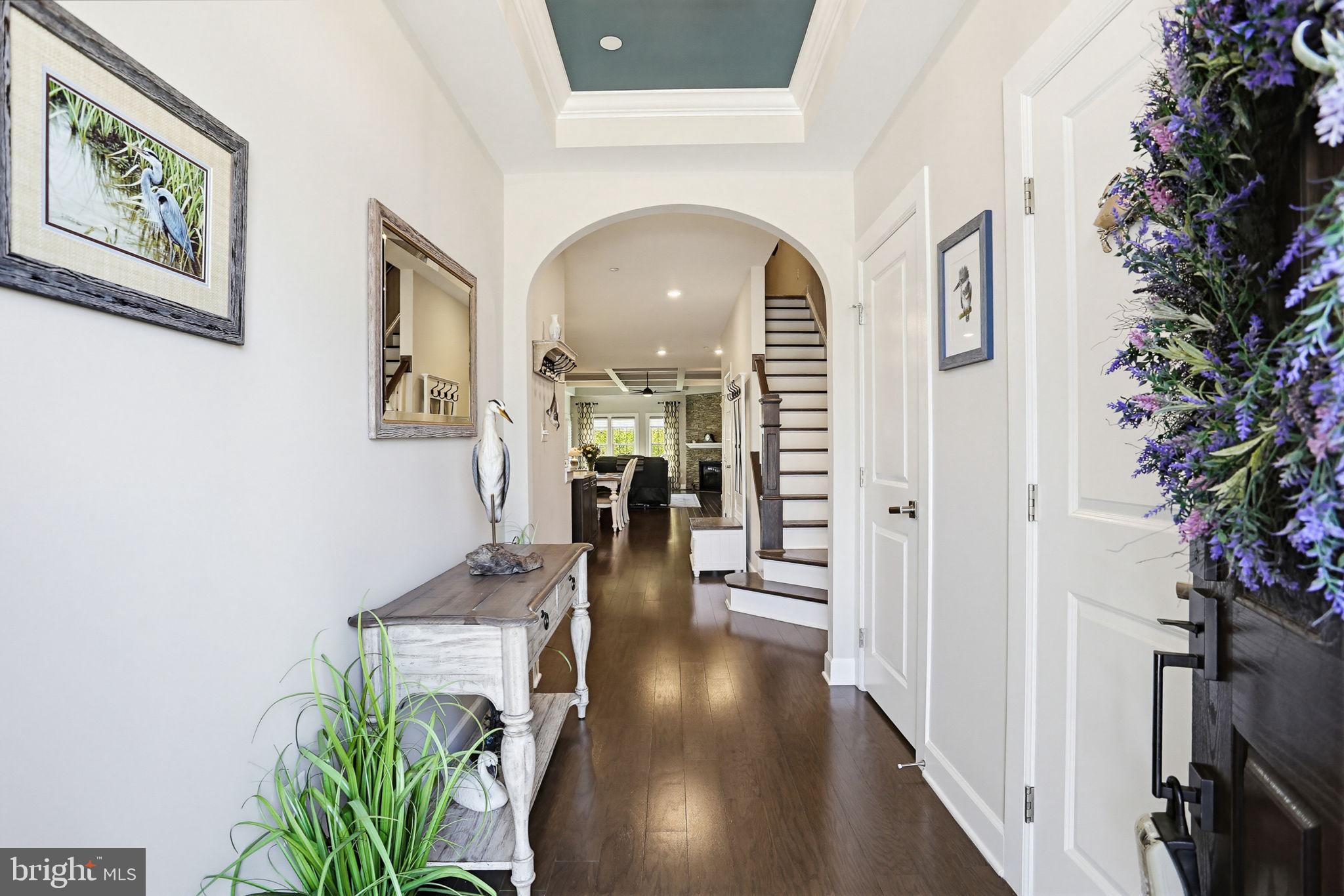 3816 Fulham Road Frederick, MD 21704 - Photo 8 of 77 a view of entryway and hall with wooden floor