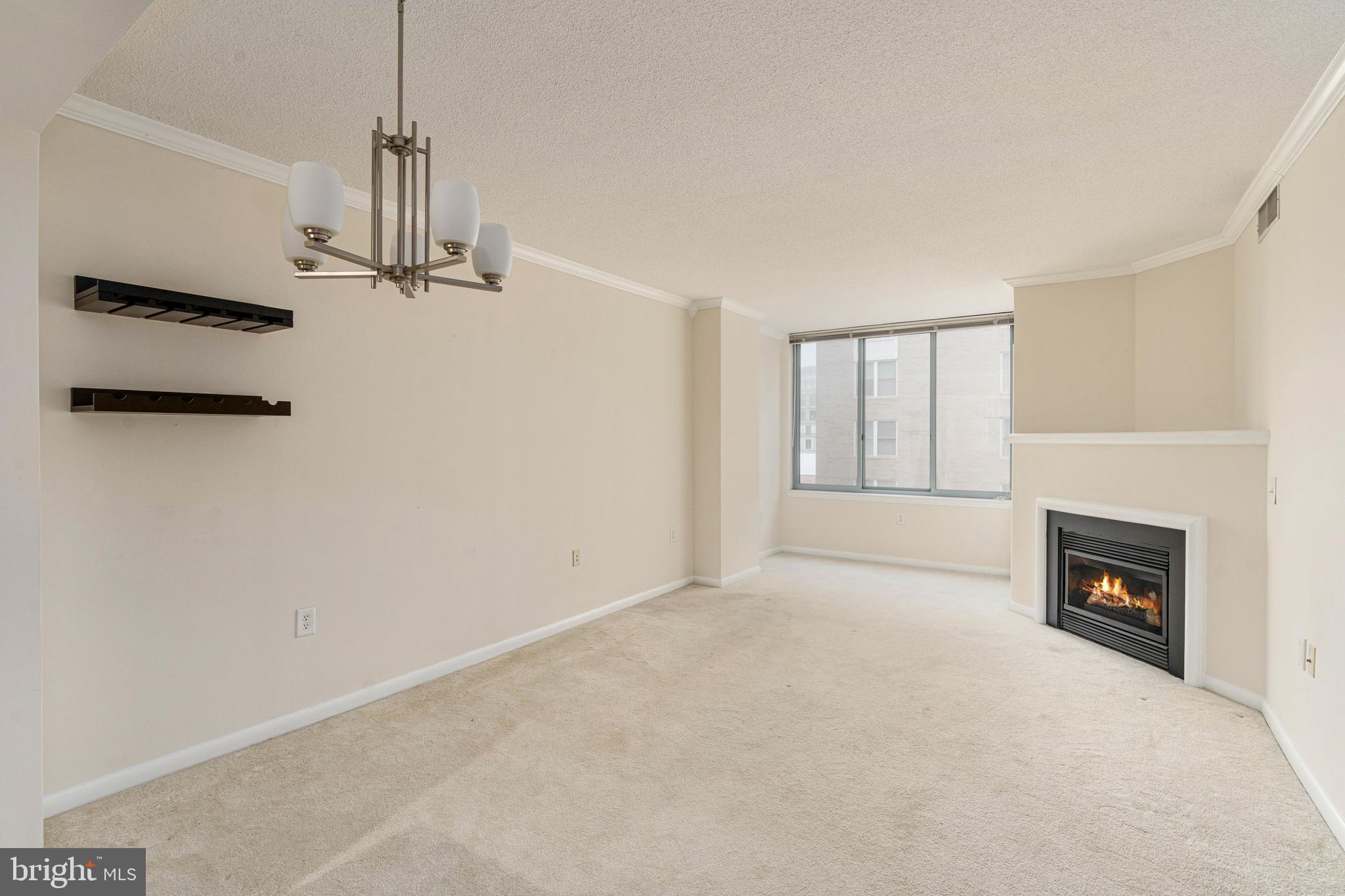 851 North Glebe Road, Unit 1407 Arlington, VA 22203 - Photo 21 of 51 a view of empty room with a fireplace