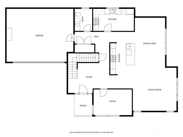a picture of a floor plan