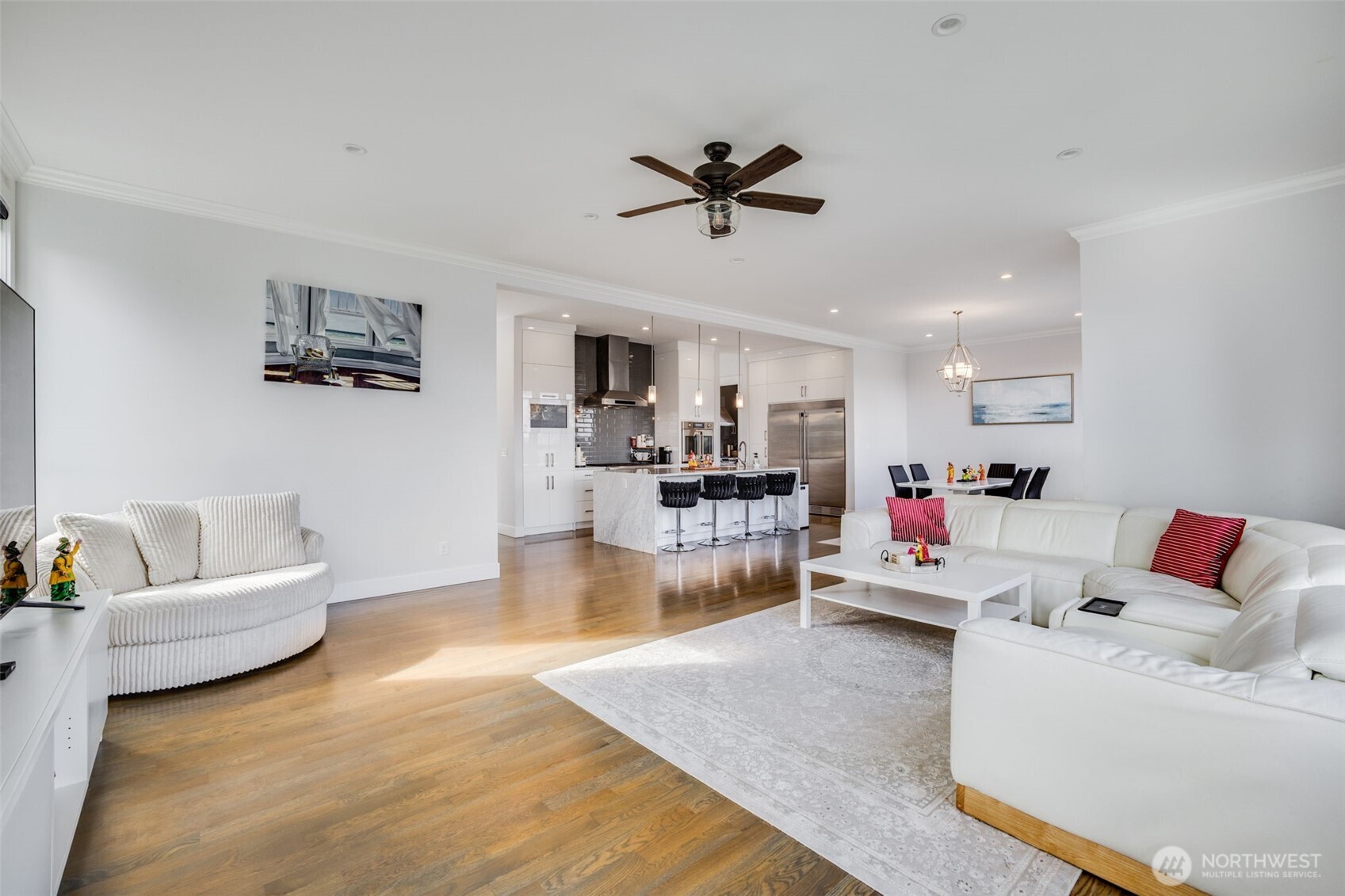 17323 Military Road South SeaTac, WA 98188 - Photo 10 of 40 a living room with furniture and a wooden floor