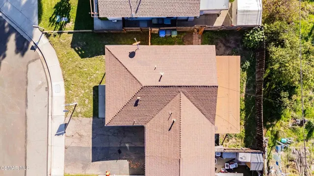 a view of a house with a balcony