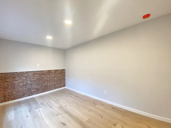 wooden floor in an empty room